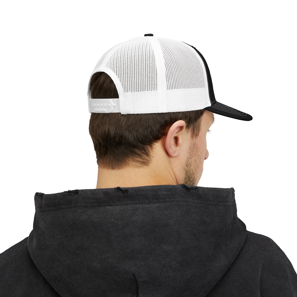 Yeshua Embroidered Trucker Cap — Bold Faith Snapback